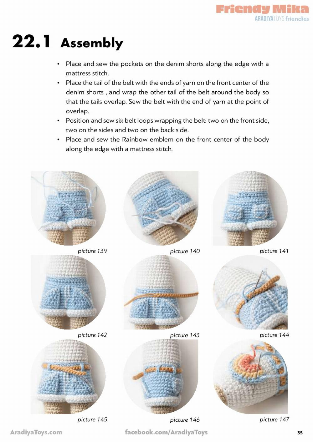 Friendy Mika AradiyaToys friendies Friendy Mika AradiyaToys friendies Crochet pattern doll