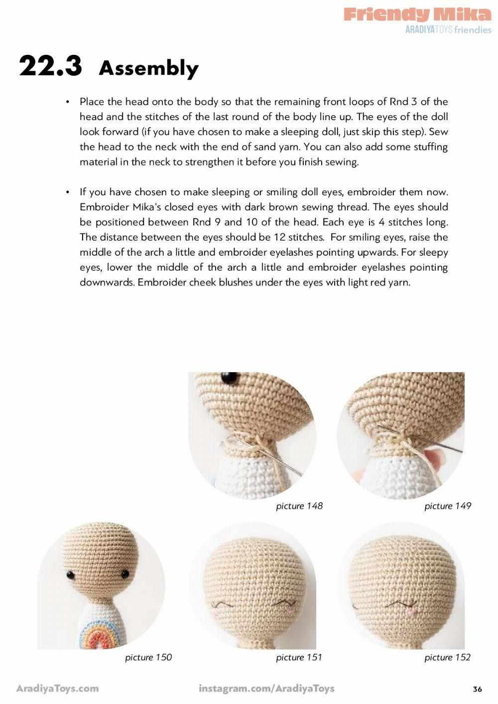 Friendy Mika AradiyaToys friendies Friendy Mika AradiyaToys friendies Crochet pattern doll