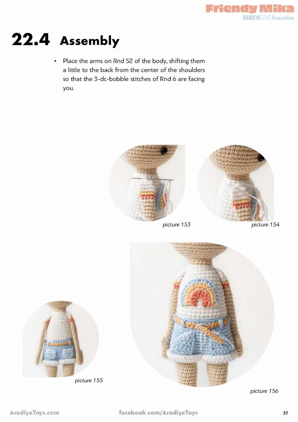 Friendy Mika AradiyaToys friendies Friendy Mika AradiyaToys friendies Crochet pattern doll