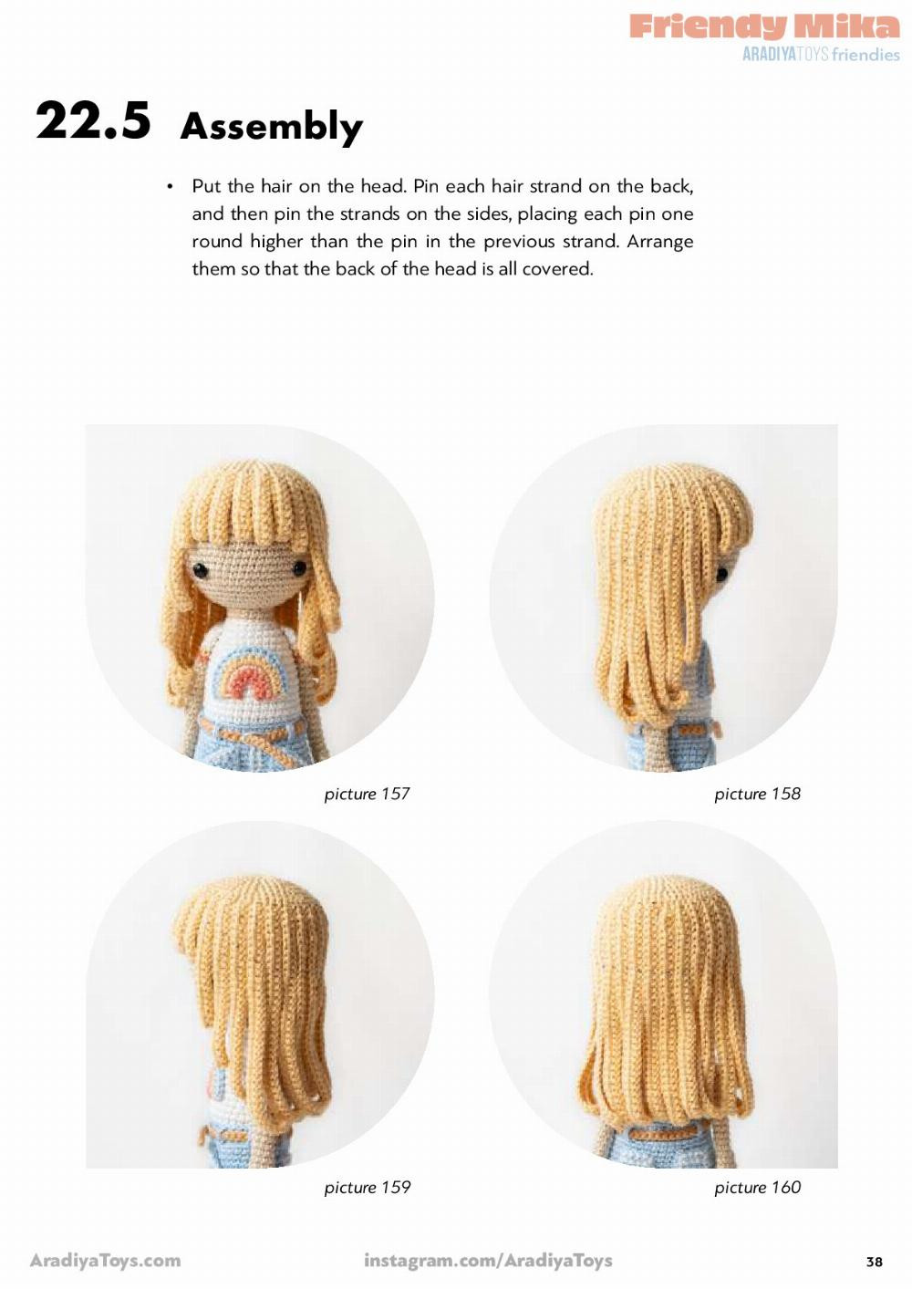 Friendy Mika AradiyaToys friendies Friendy Mika AradiyaToys friendies Crochet pattern doll