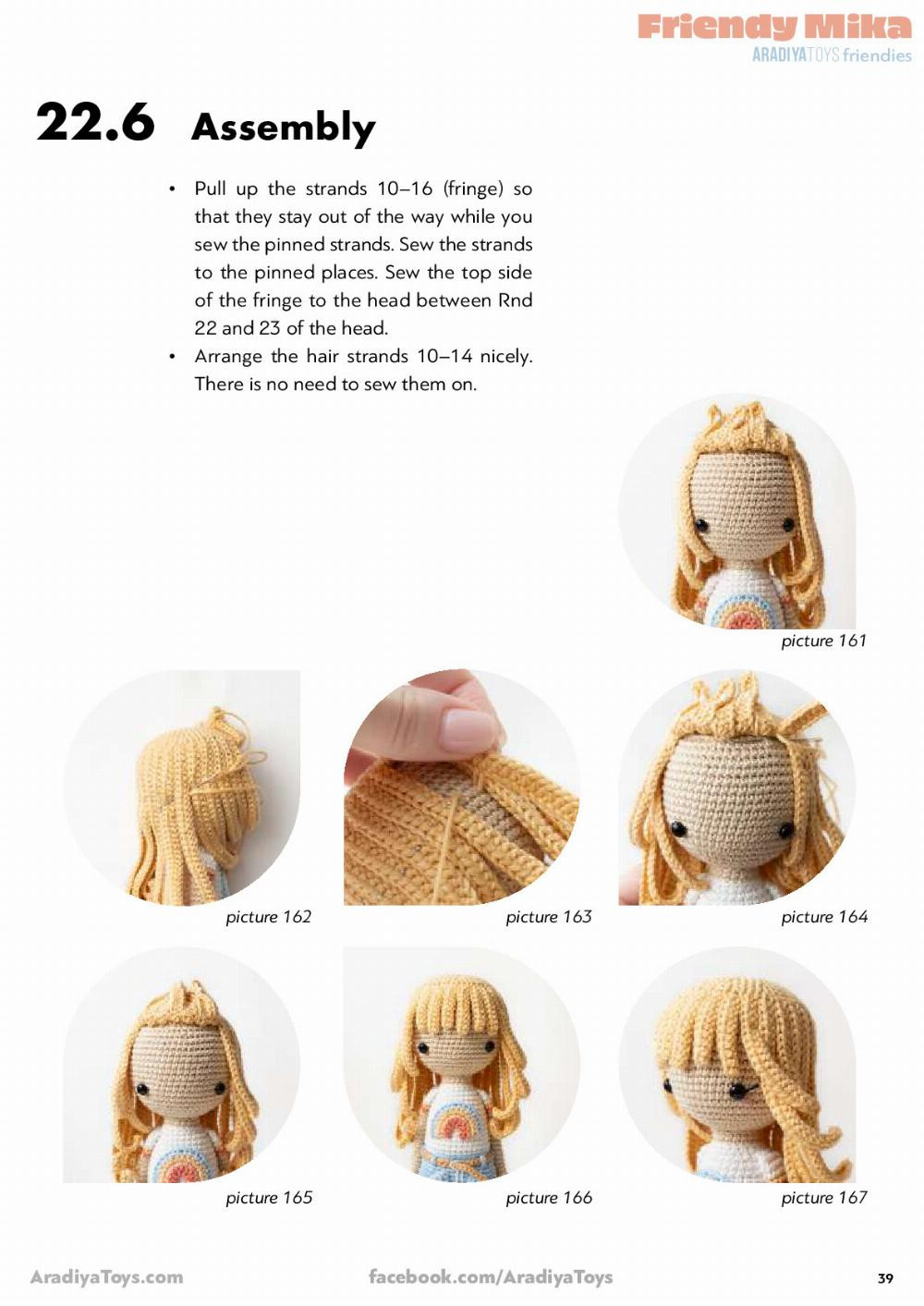 Friendy Mika AradiyaToys friendies Friendy Mika AradiyaToys friendies Crochet pattern doll