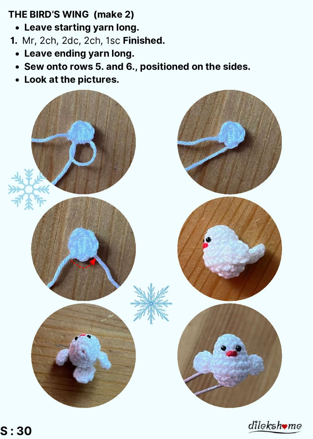 Frosty English Crochet Pattern snowman