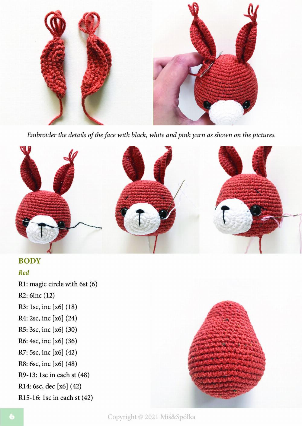 GINGER THE SQUIRREL CROCHET PATTERN