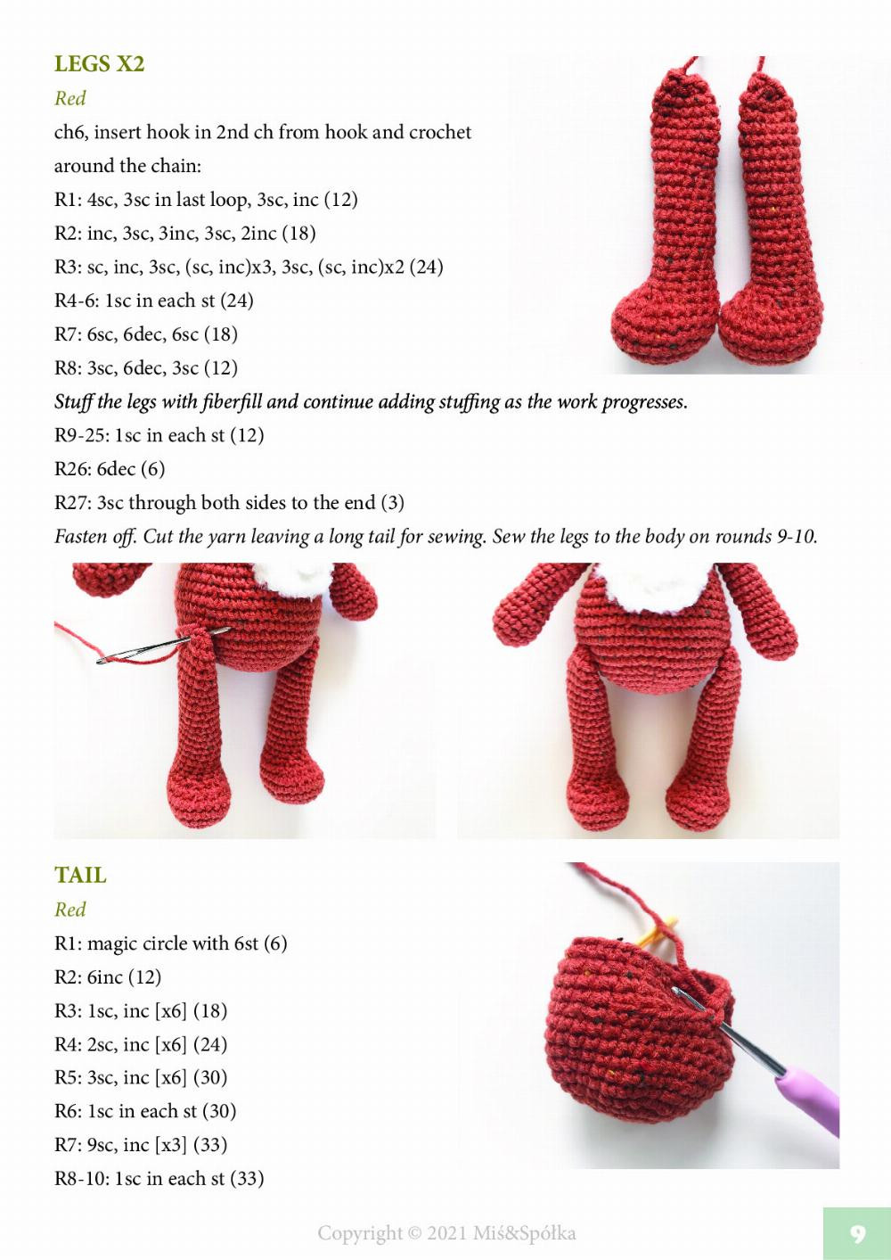 GINGER THE SQUIRREL CROCHET PATTERN