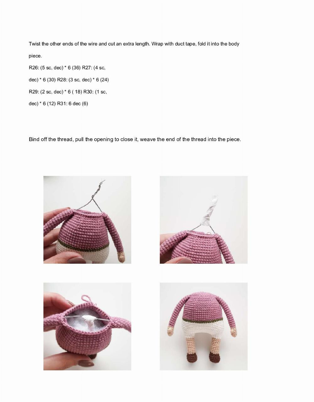 GRANDMOTHER CROCHET TOY PATTERN