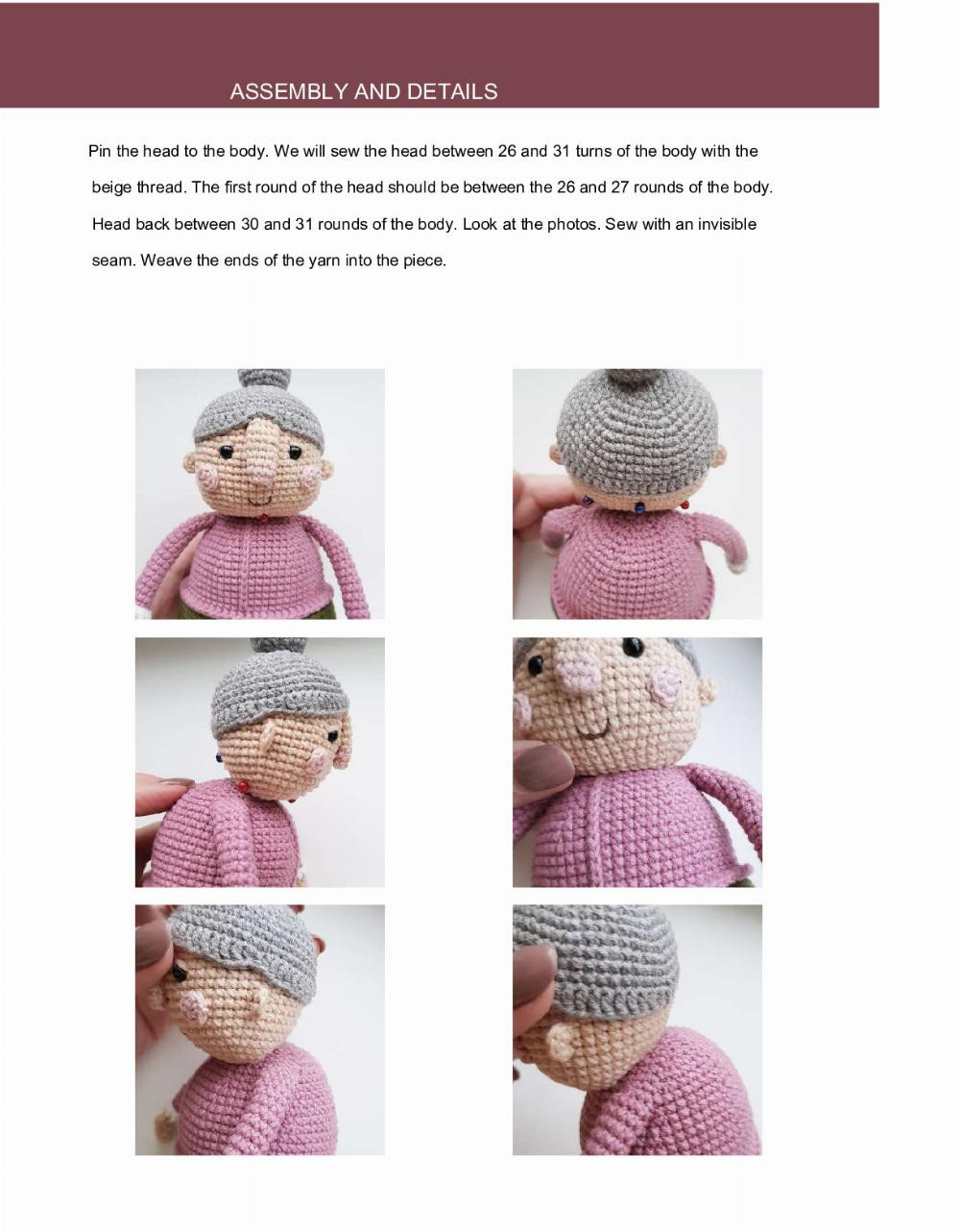 GRANDMOTHER CROCHET TOY PATTERN