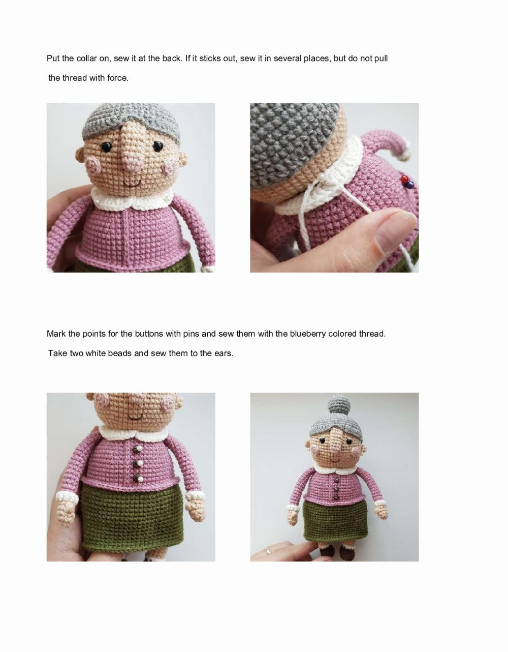 GRANDMOTHER CROCHET TOY PATTERN