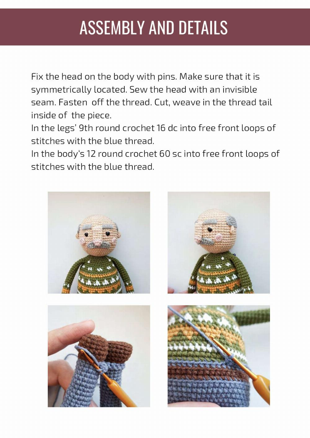 GRANDPA CROCHET TOY PATTERN