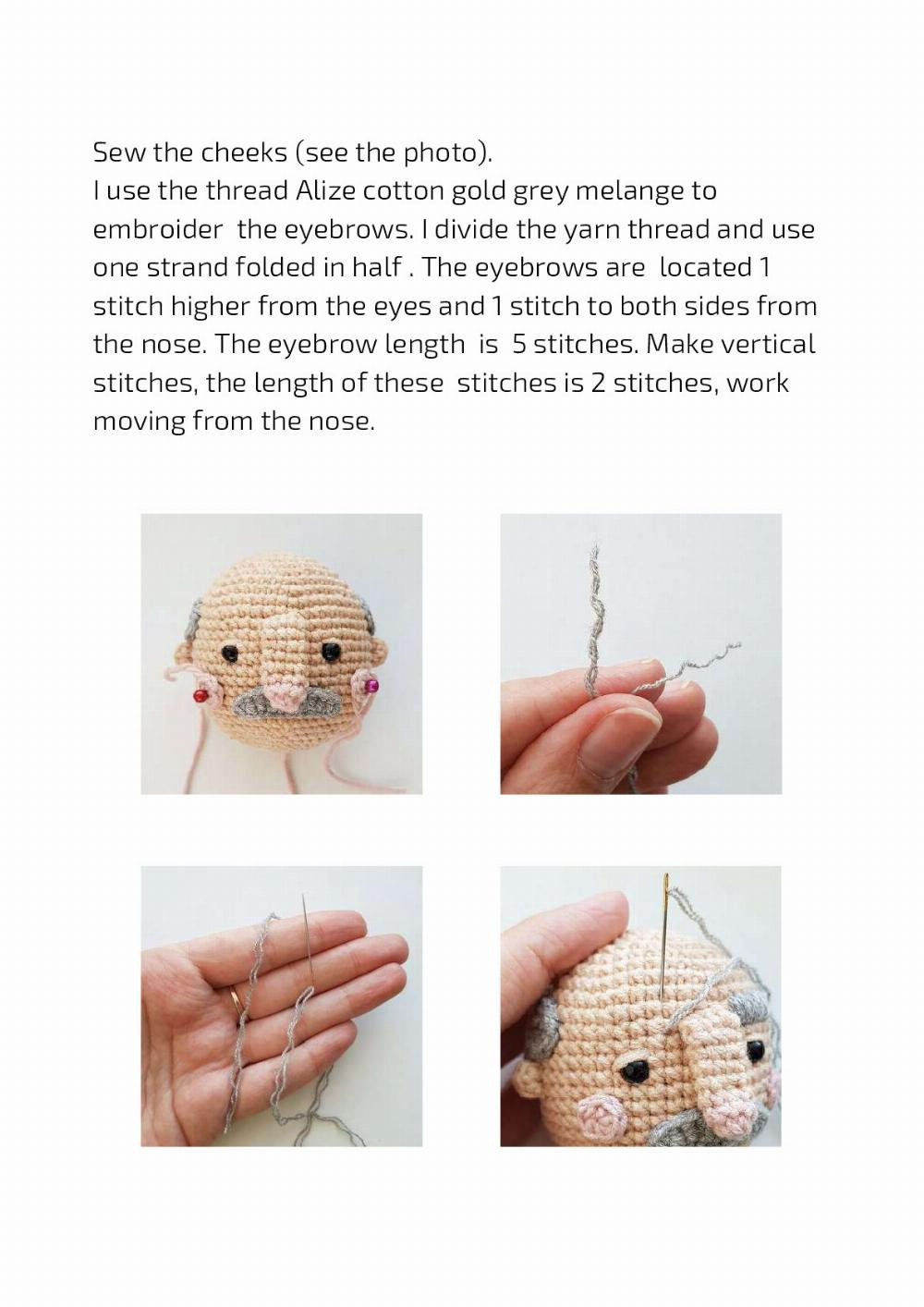 GRANDPA CROCHET TOY PATTERN