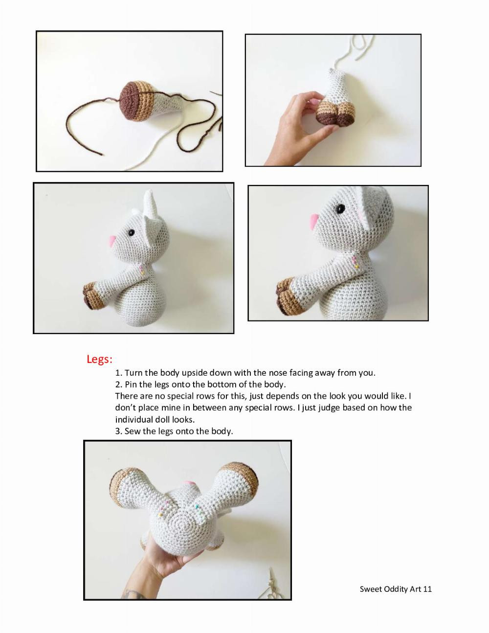 Gunther the Goat Crochet Pattern