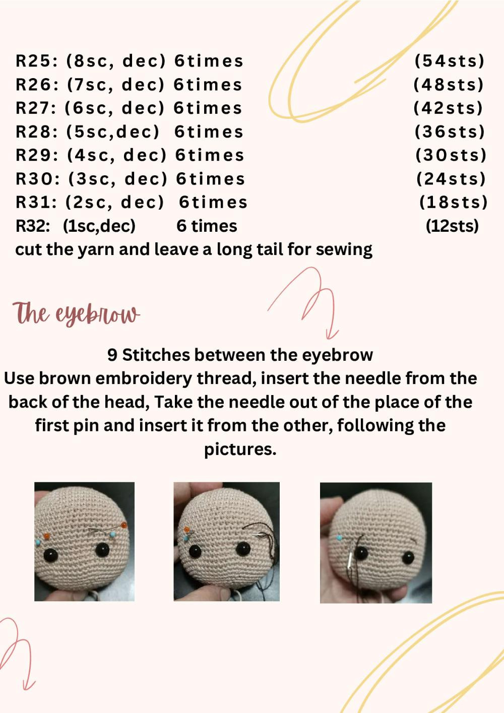 Hana Doll crochet pattern