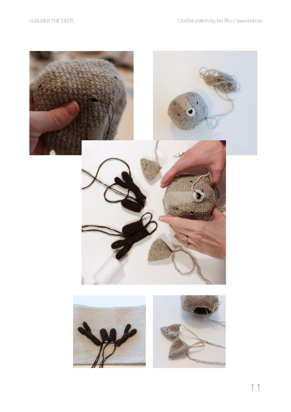 HJALMAR THE DEER Crochet pattern