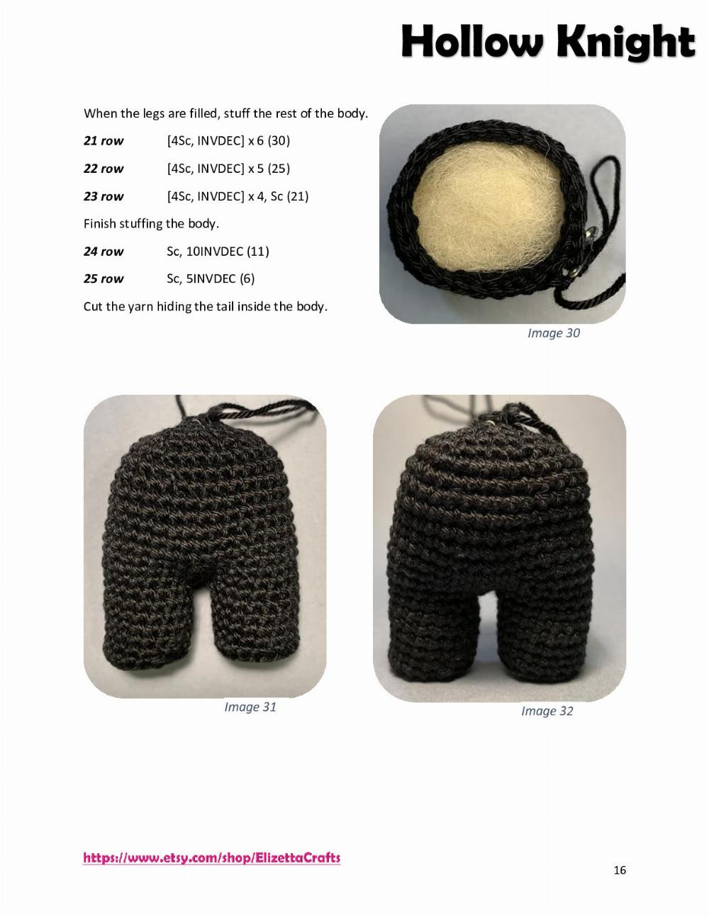 Hollow Knight Crochet pattern