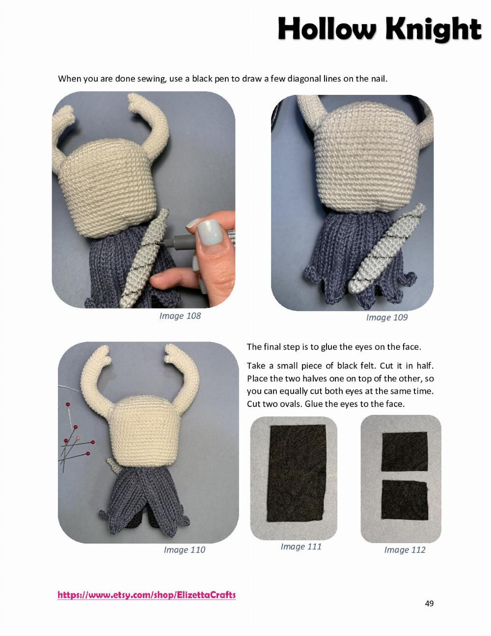 Hollow Knight Crochet pattern