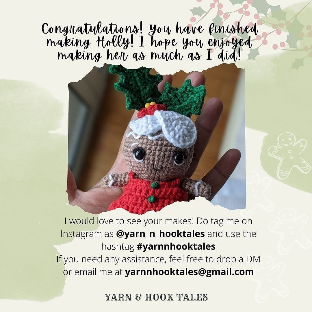 holly the gingerbread girl free pattern