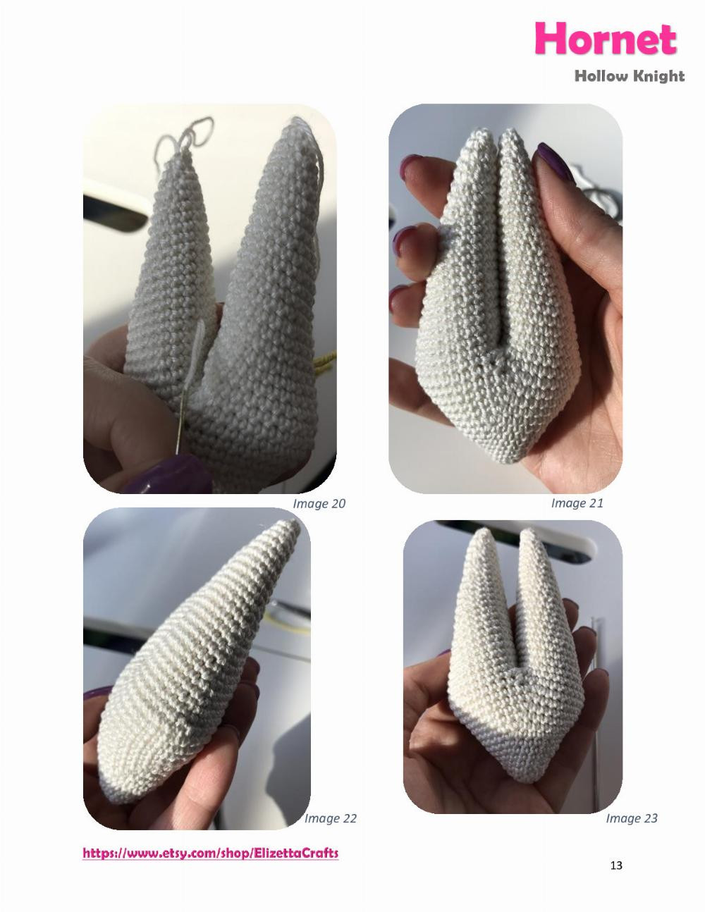 Hornet Hollow Knight Crochet pattern