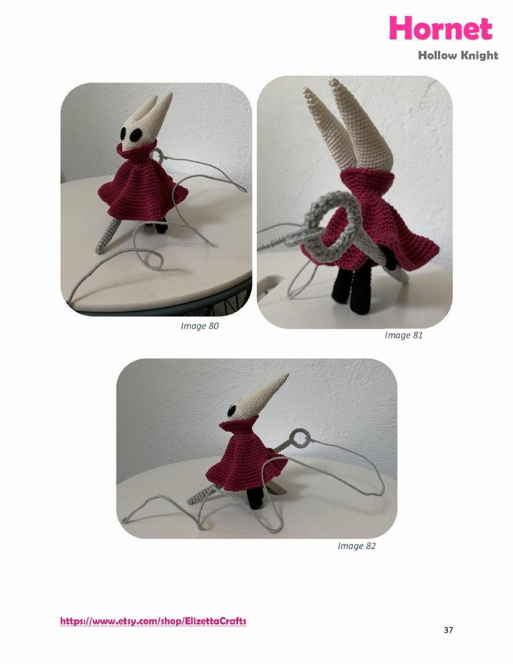 Hornet Hollow Knight Crochet pattern