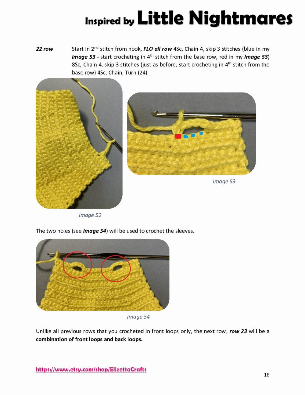 Inspired by Little Nightmares Crochet pattern  ,