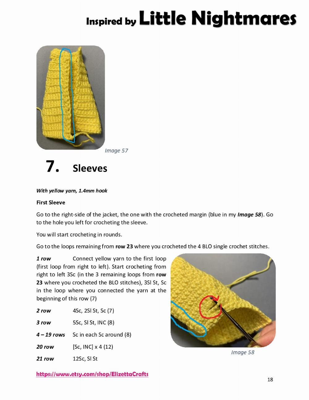 Inspired by Little Nightmares Crochet pattern  ,