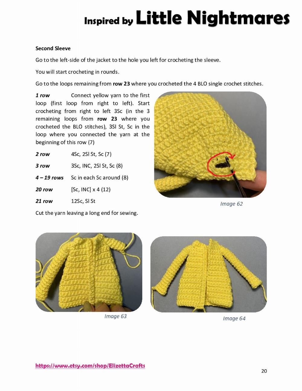 Inspired by Little Nightmares Crochet pattern  ,