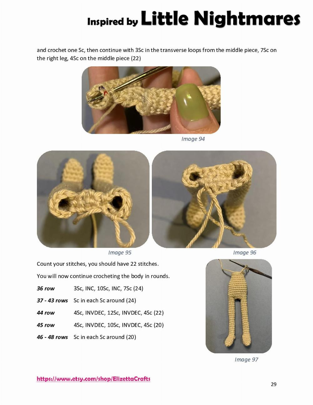 Inspired by Little Nightmares Crochet pattern  ,