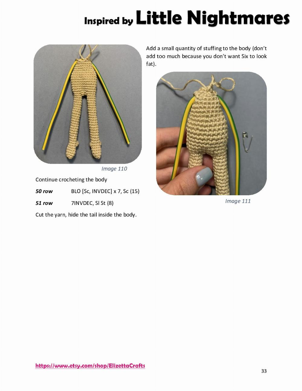 Inspired by Little Nightmares Crochet pattern  ,