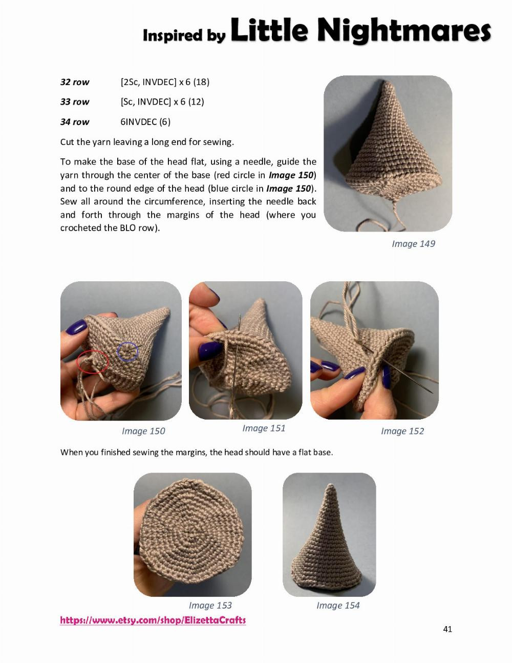 Inspired by Little Nightmares Crochet pattern  ,