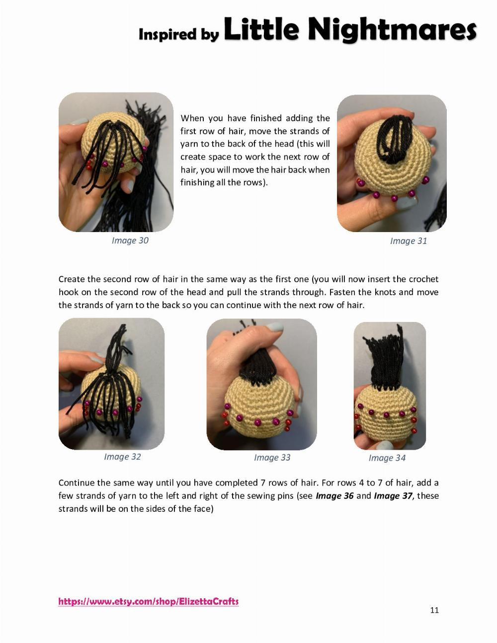 Inspired by Little Nightmares Crochet pattern  ,