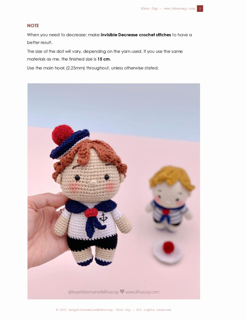 jamie and jack doll crochet pattern