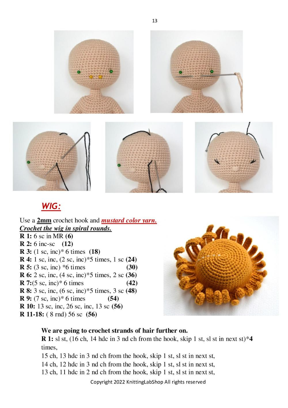 KNITTING LAB PRESENTS DOLL MIRA