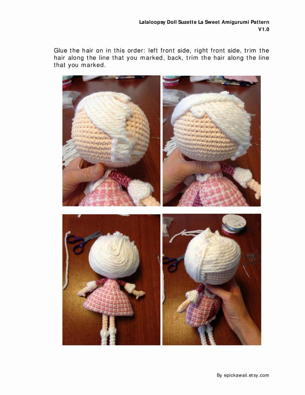 LALALOOPSY DOLL Suzette La Sweet AMIGURUMI PATTERN