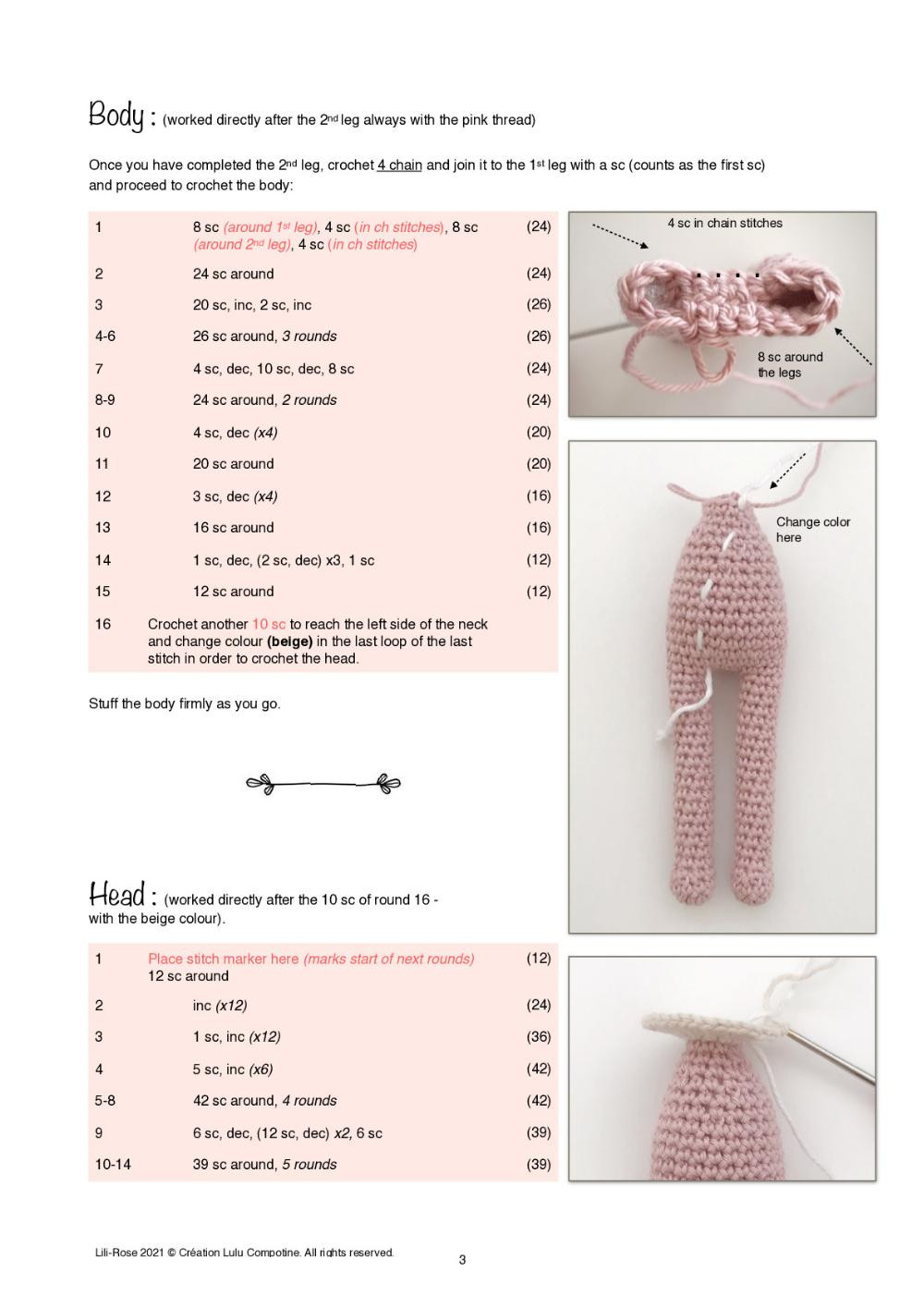 Lili-Rose… little flower fairy… Crochet pattern