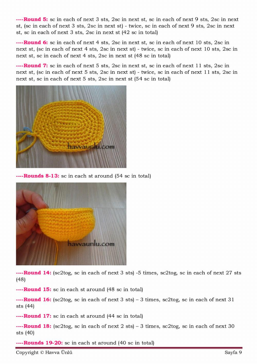 LİON PATTERN, yellow lion crochet pattern