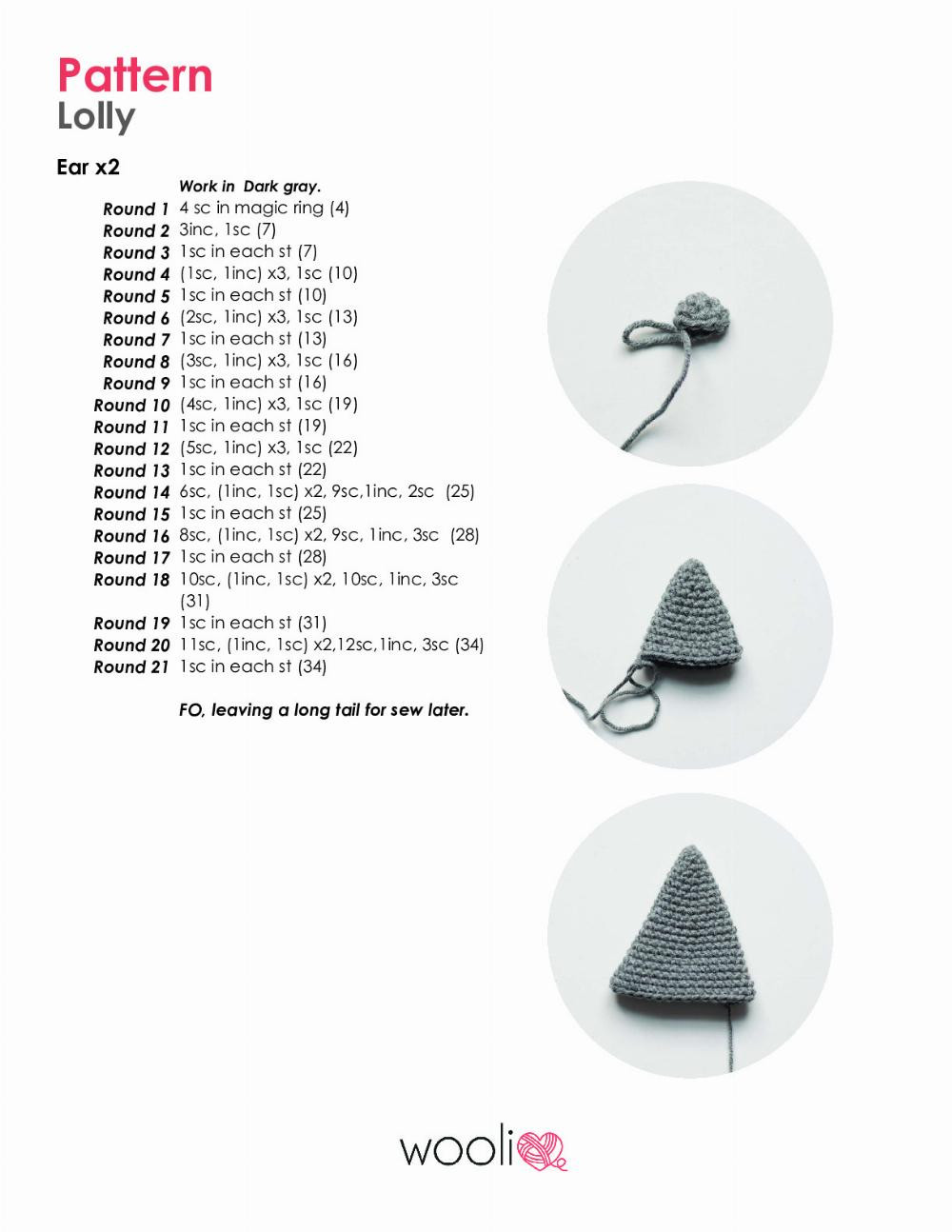 Lolly Amigurumi Pattern