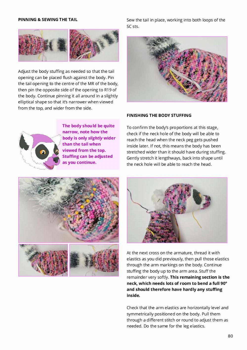 lunar the lemur crochet pattern