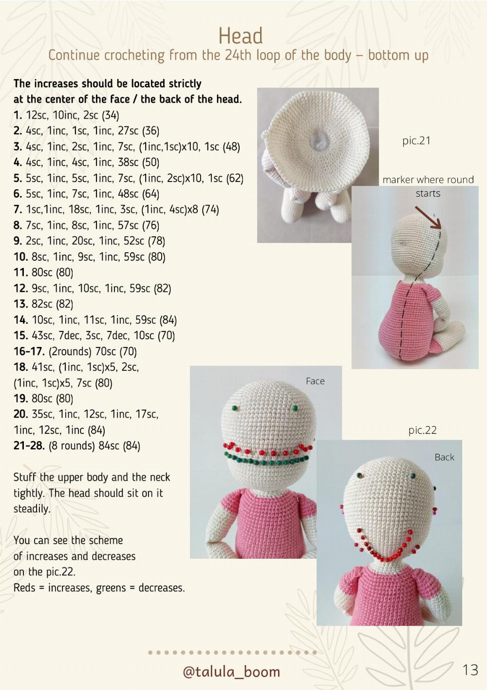 MARI . Crochet Doll PDF PATTERN