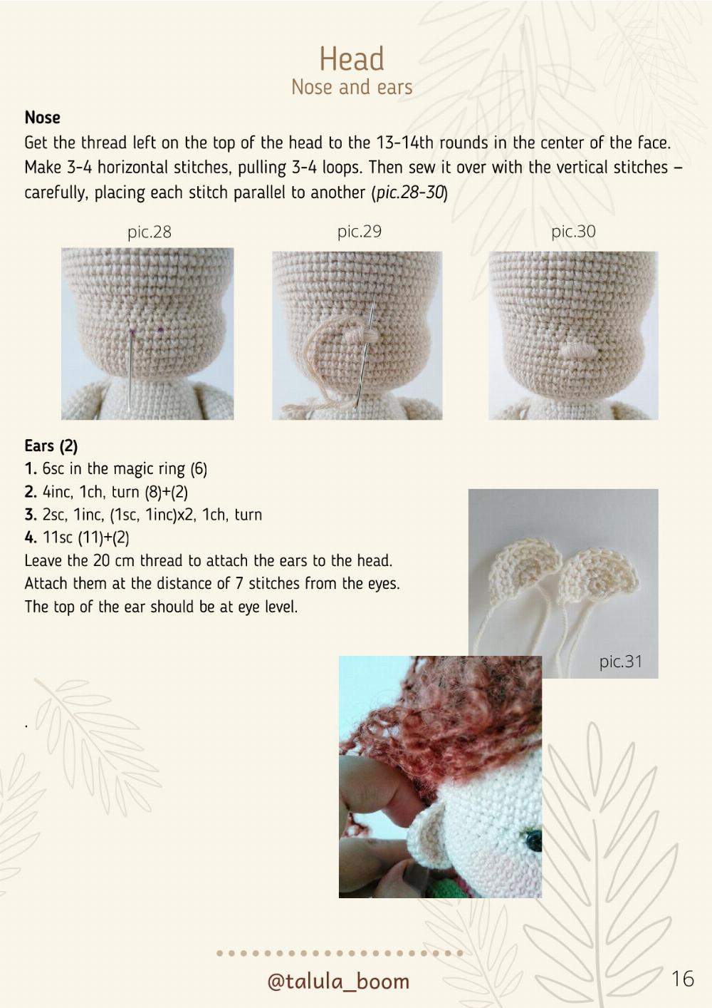 MARI . Crochet Doll PDF PATTERN