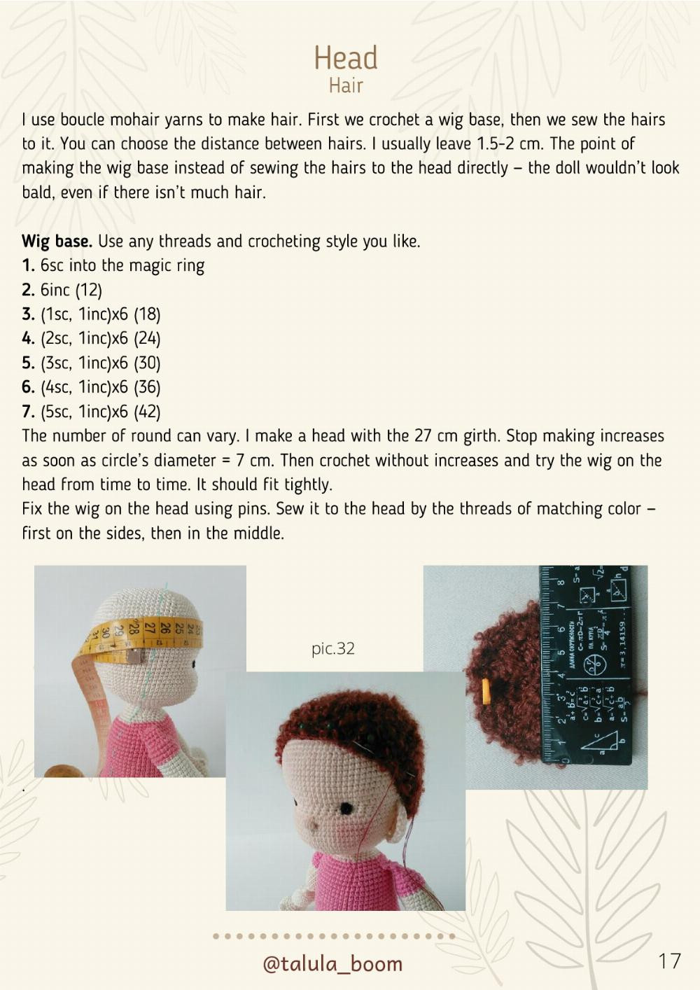 MARI . Crochet Doll PDF PATTERN