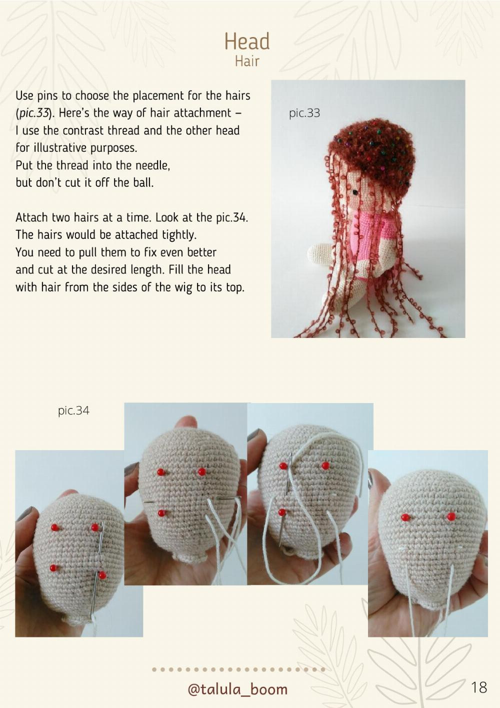 MARI . Crochet Doll PDF PATTERN