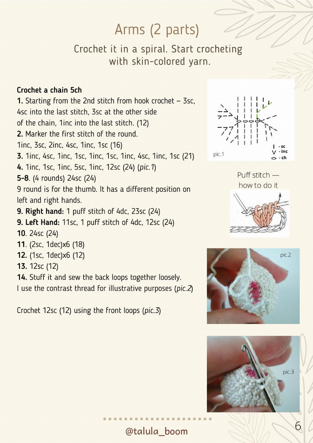 MARI . Crochet Doll PDF PATTERN