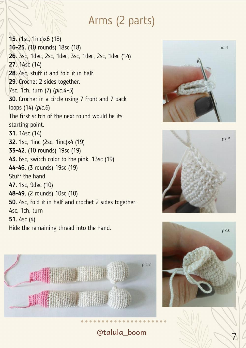 MARI . Crochet Doll PDF PATTERN