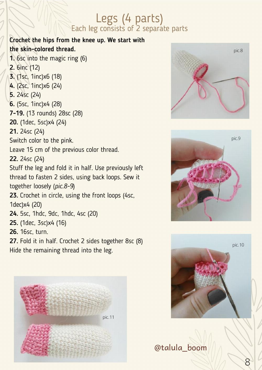 MARI . Crochet Doll PDF PATTERN