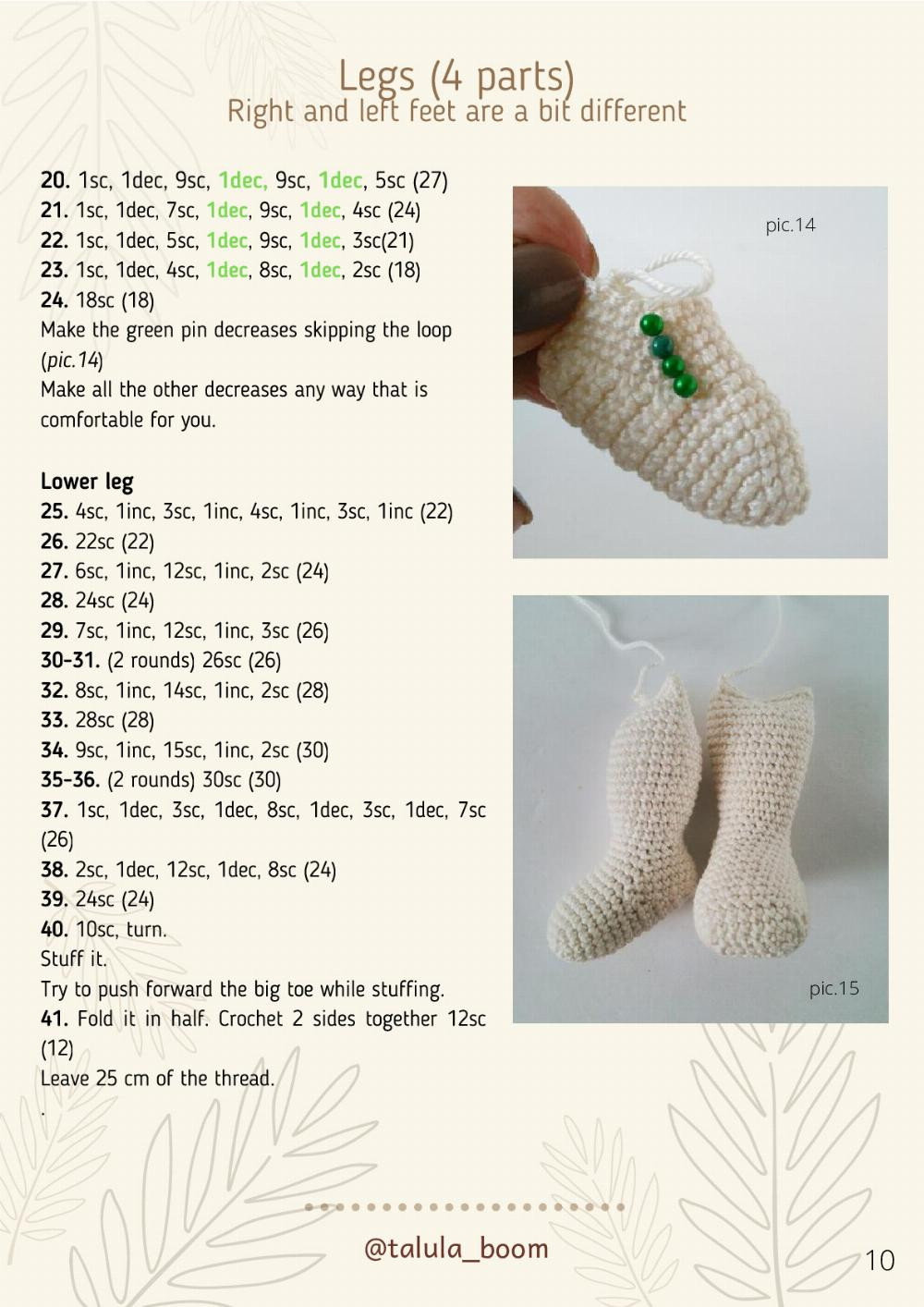 MARI . Crochet Doll PDF PATTERN