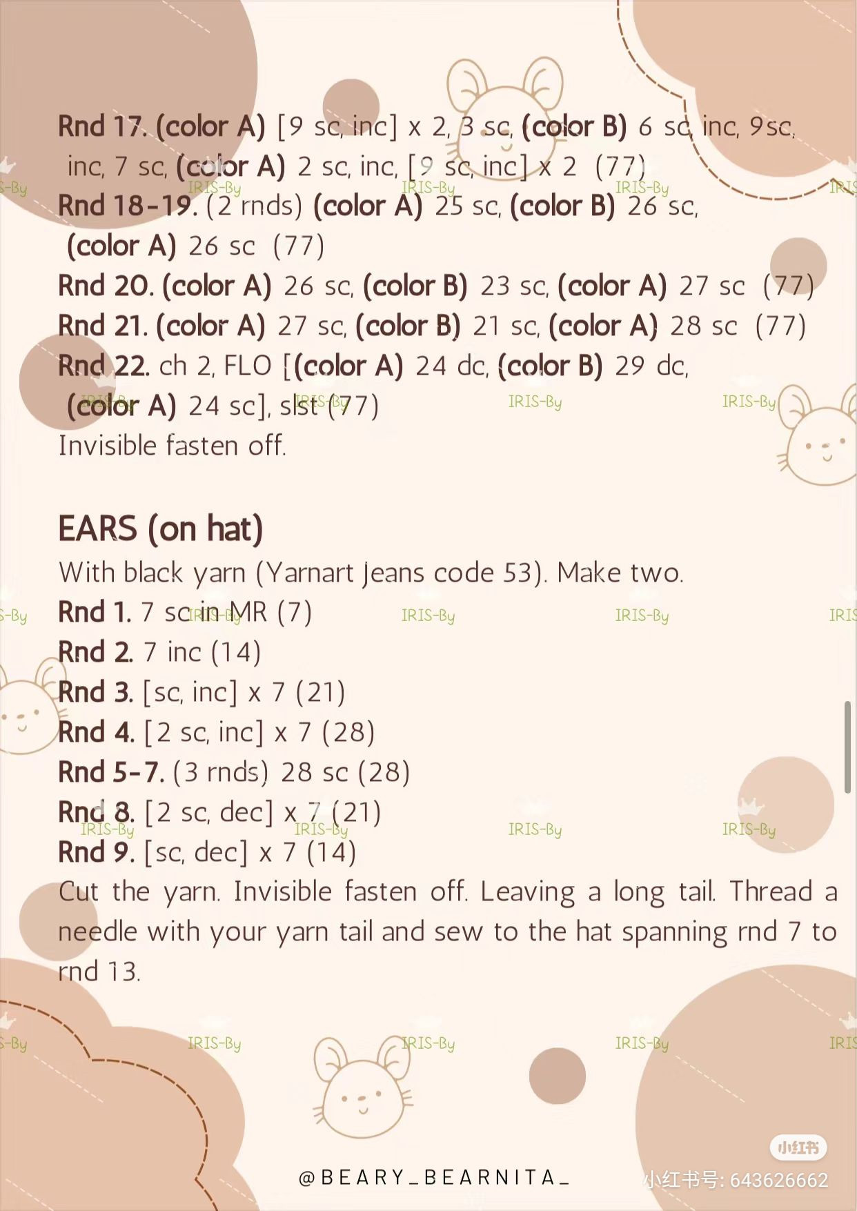 Mickey and Minnie Chart