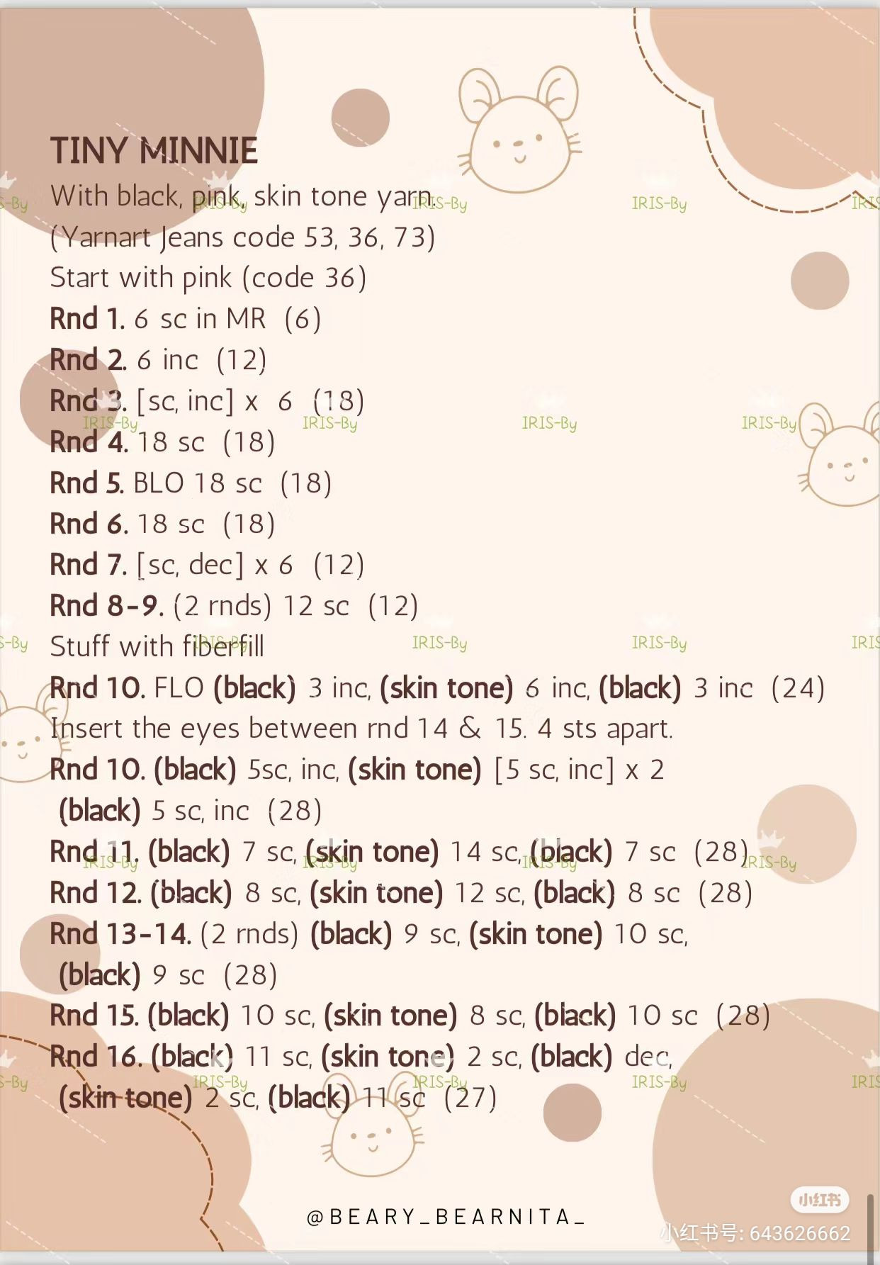 Mickey and Minnie Chart