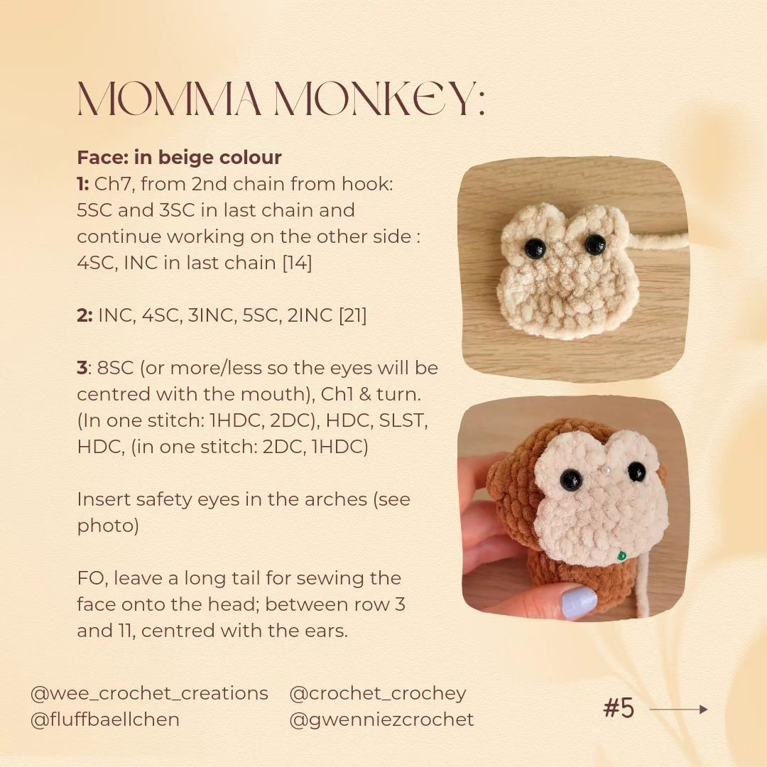 monkey business free pattern