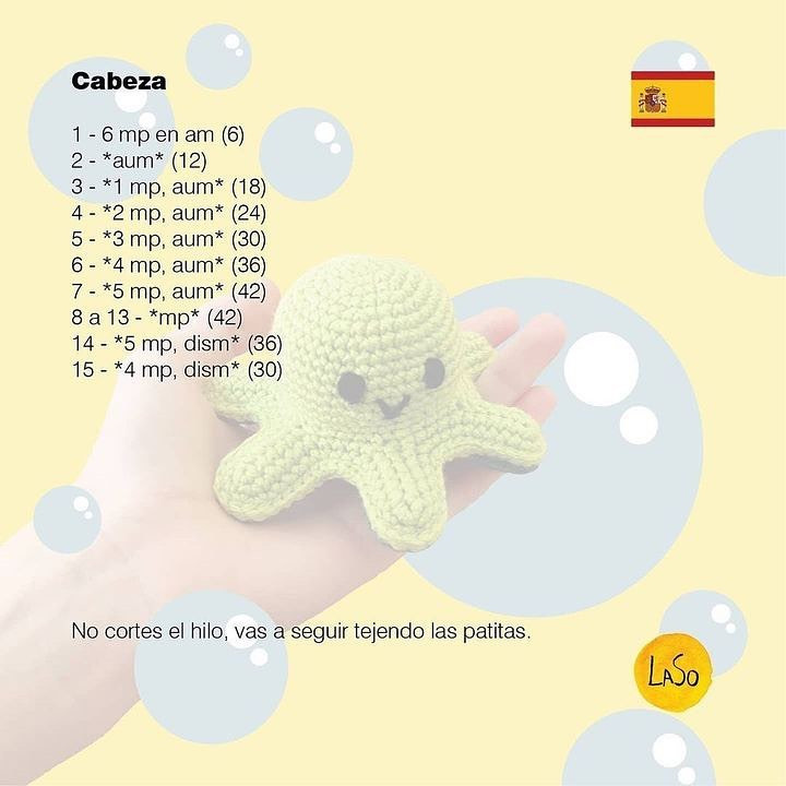 Octopus and jellyfish crochet patterns