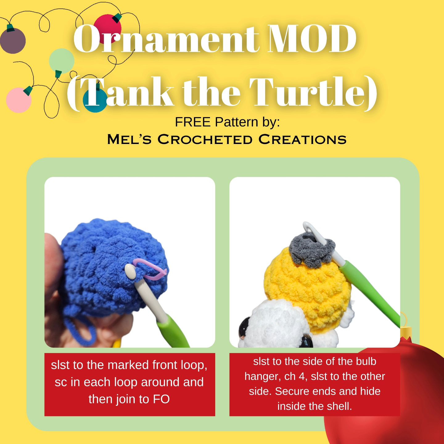 ORNAMENT MOD for Tank the Turtle.