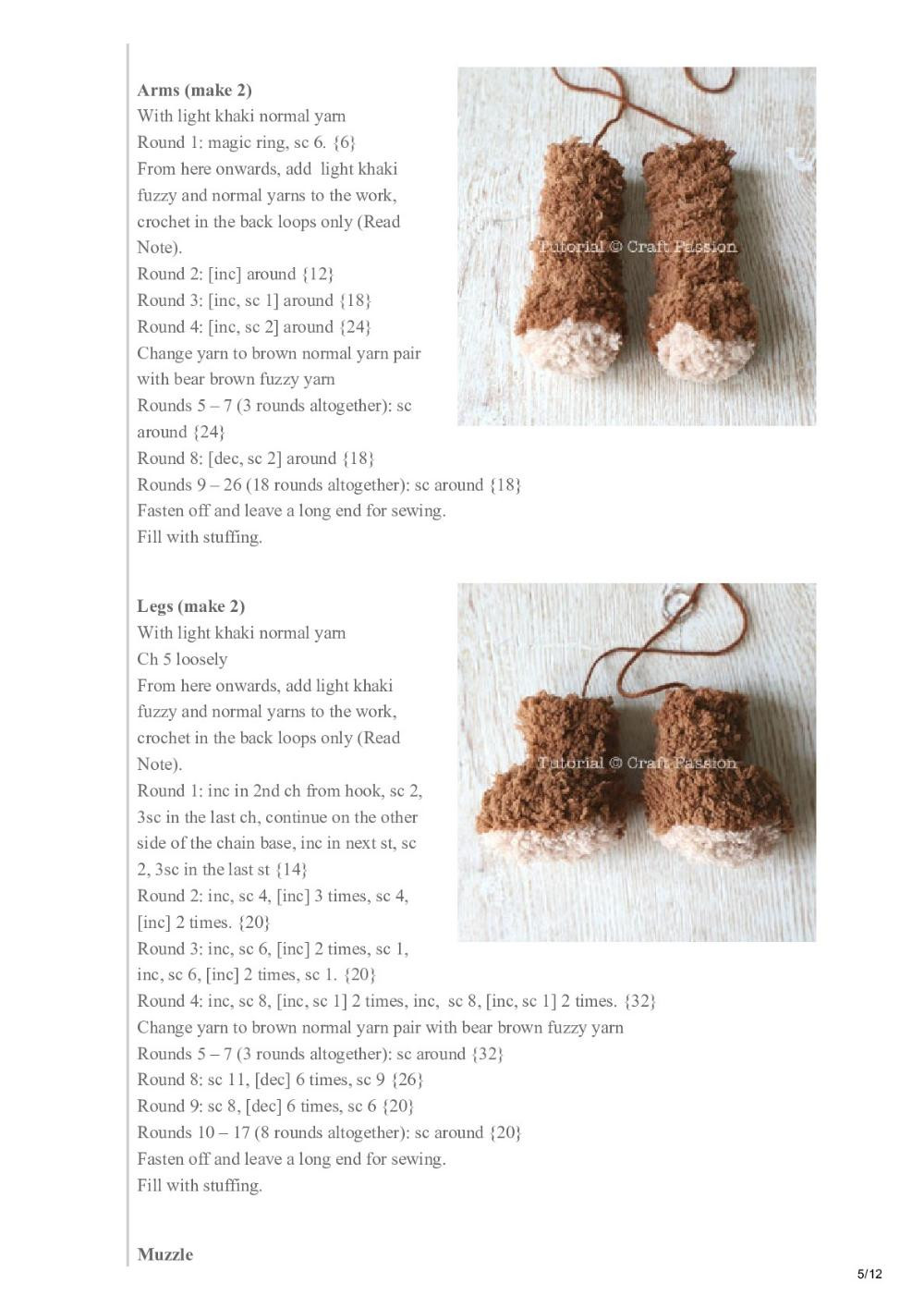 Page 2: Boco Bear Amigurumi Crochet Pattern