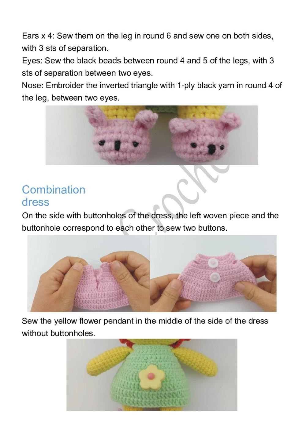 Pajama Party - Lion Crochet Pattern